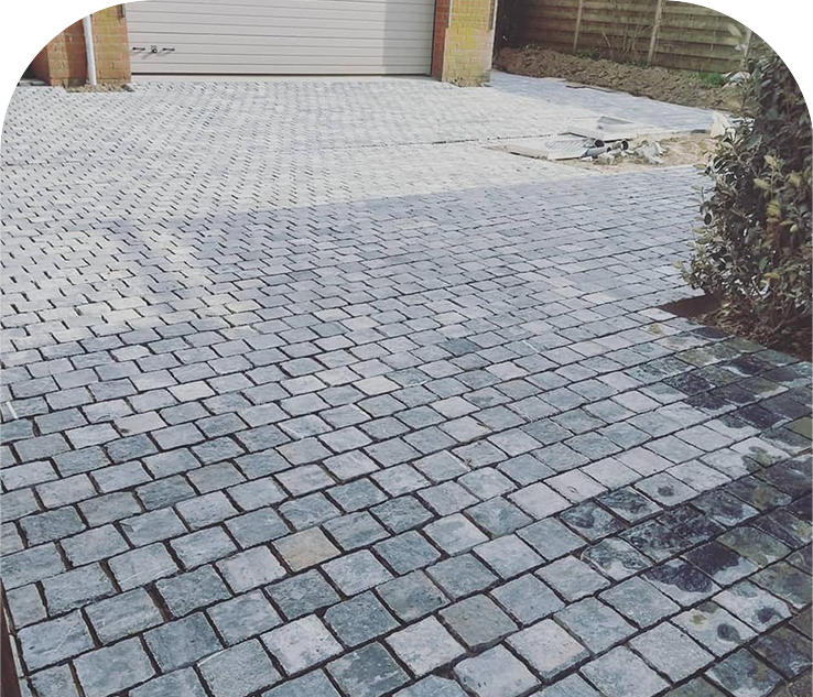 Opritten en terras via de Tegelzetter Opritten en terras via de Tegelzetter